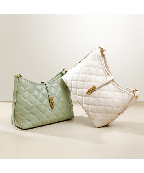 Premium textured commuter Mint Mambo small fragrance shoulder crossbody bag underarm bag