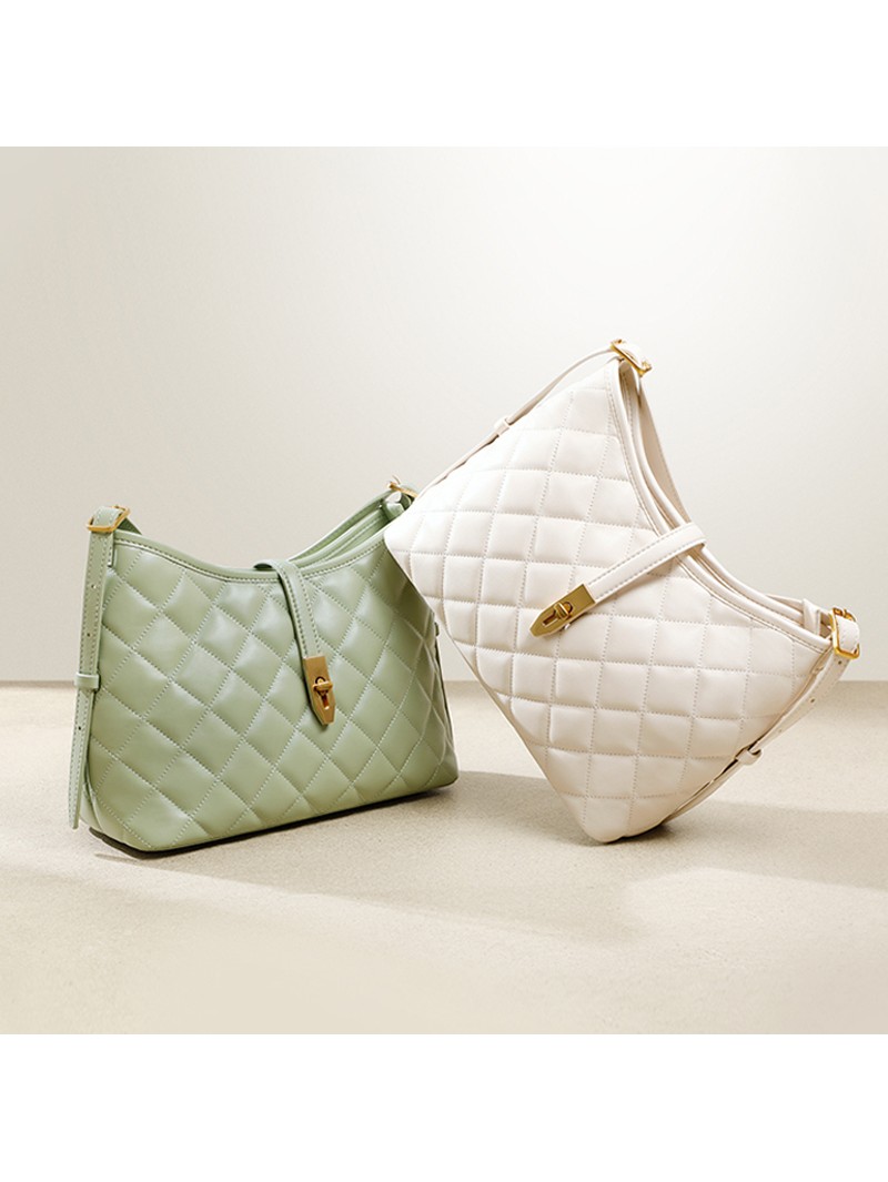 Premium textured commuter Mint Mambo small fragrance shoulder crossbody bag underarm bag 