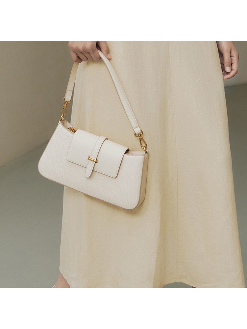 New temperament High fashion commuter texture simple shoulder underarm bag 