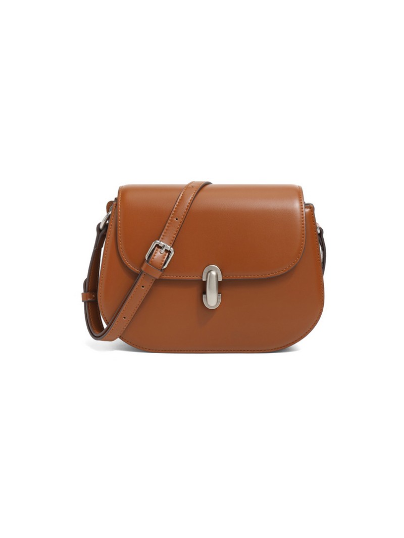 New simple retro high quality single shoulder crossbody bag saddle bag