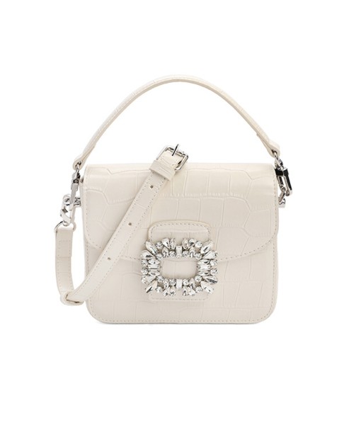 Fashionable rhinestone light luxury high-grade texture hand temperament all small square crossbody bag