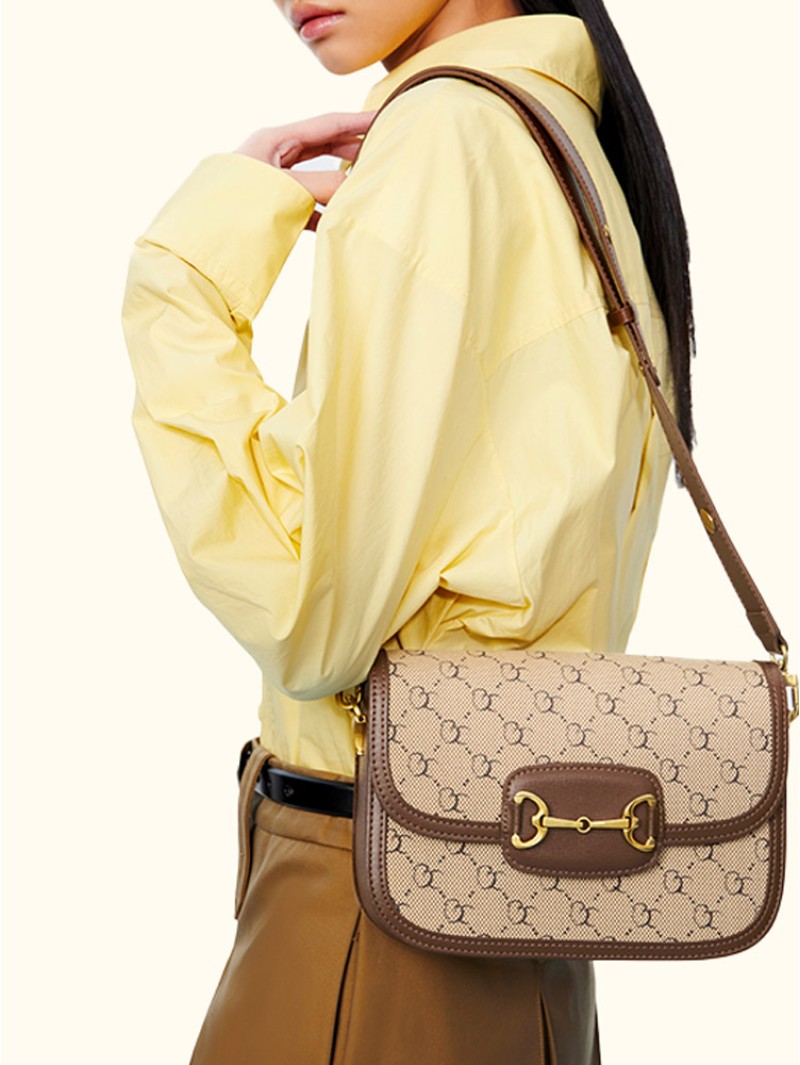 All-In-One Crossbody Bag Retro Advanced Tofu Bag Shoulder Bag 