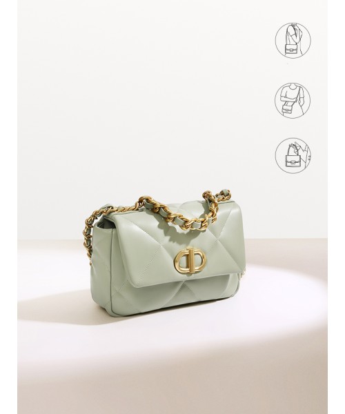 Bag Women New Fashion Chain High-Grade Texture Small Fragrance Commuting Crossbody Bag Handbag  