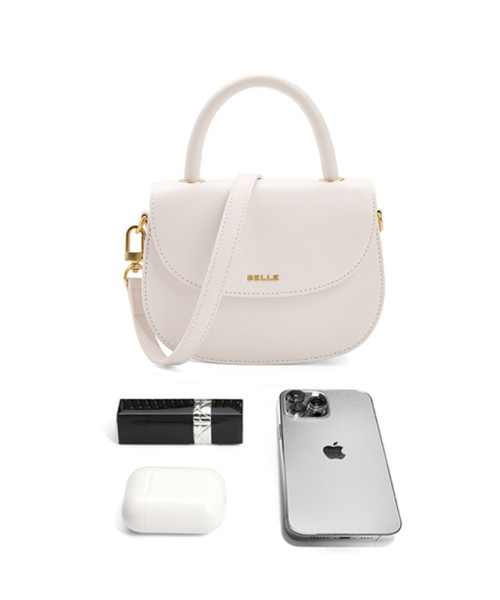 Bag Women Fashion Saddle Bag New Cute Shoulder Handbag White Crossbody Bag